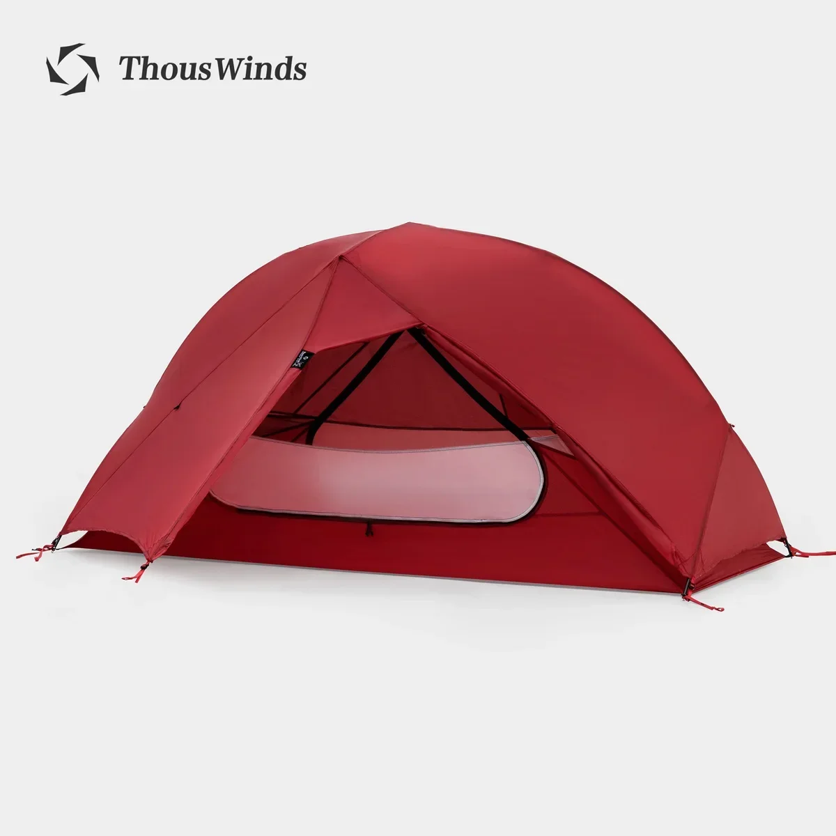 Thous Winds SGR 1-Person Backpacking Tent, 3-Season Ultralight Hiking Tent, 15D Nylon Ripstop Both Side Silicon Camping Tent