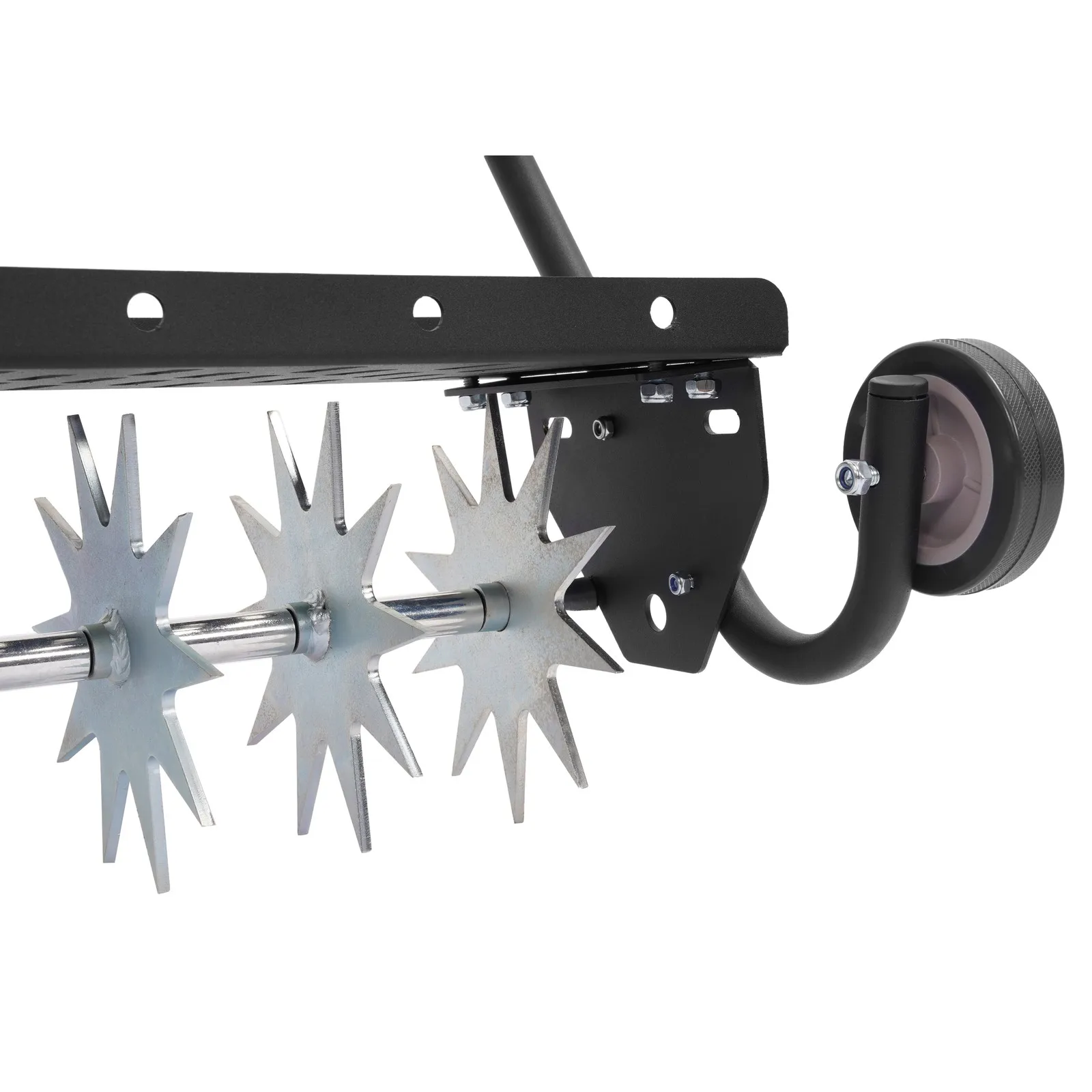 22'' Heavy Duty Push Spike Aerator Rolling Lawn Aerator For Garden & Yard Grass