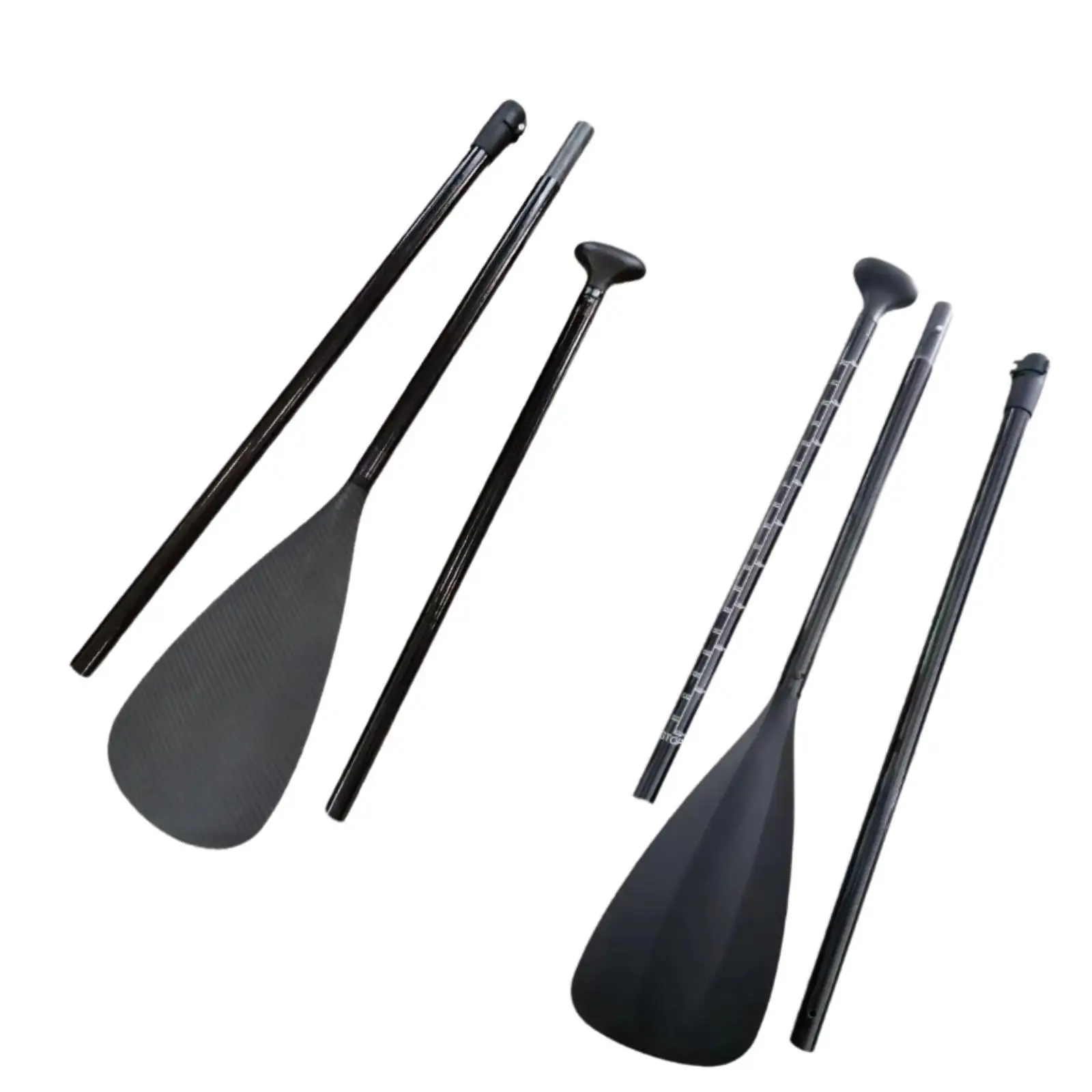 Paddle Board Paddle Kayak Paddle 3 Sections Easy Assembly Disassembly Oar Adjustable Detachable Practical Portable SUP Paddle