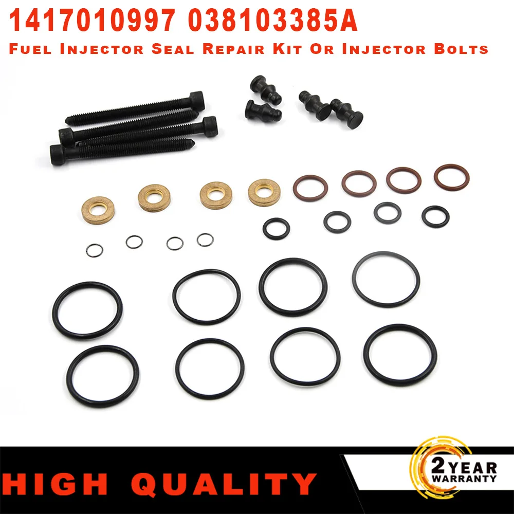 For A2 A3 A4 Skoda 1.2 1.4 1.9 TDI Fuel Injector Seal Repair Kit Or Injector Bolts 1417010997 038103385A