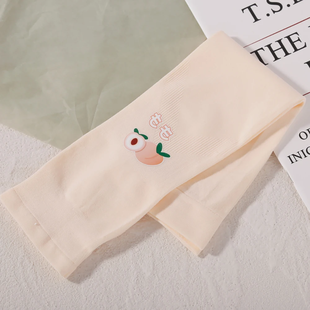 

Golf Cycling Driving Fruit Avocado Women Ice Silk sleeve Sun UV Protection Cooling Sleeves Arm Sleeves