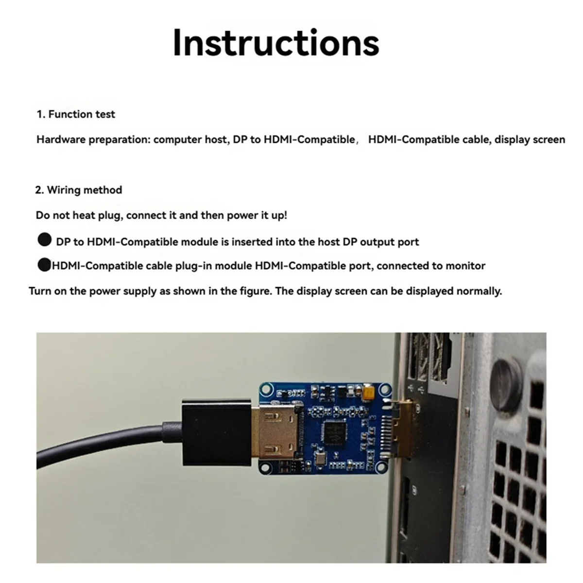 【Buy&It$Now】4KDP to HDMI-Compatible Adapter DisplayPort Male to Female HDMI-Compatible Converter for PC Laptop to HD TV Monitor