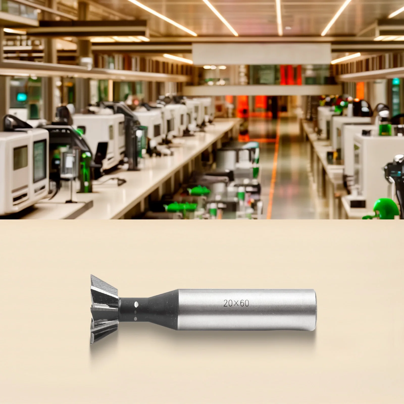 Fresa a 6 flauti Utile resistente all'usura 1 pz Conservatore accurato per utensili da taglio per la lavorazione dei metalli per risparmiare manodopera