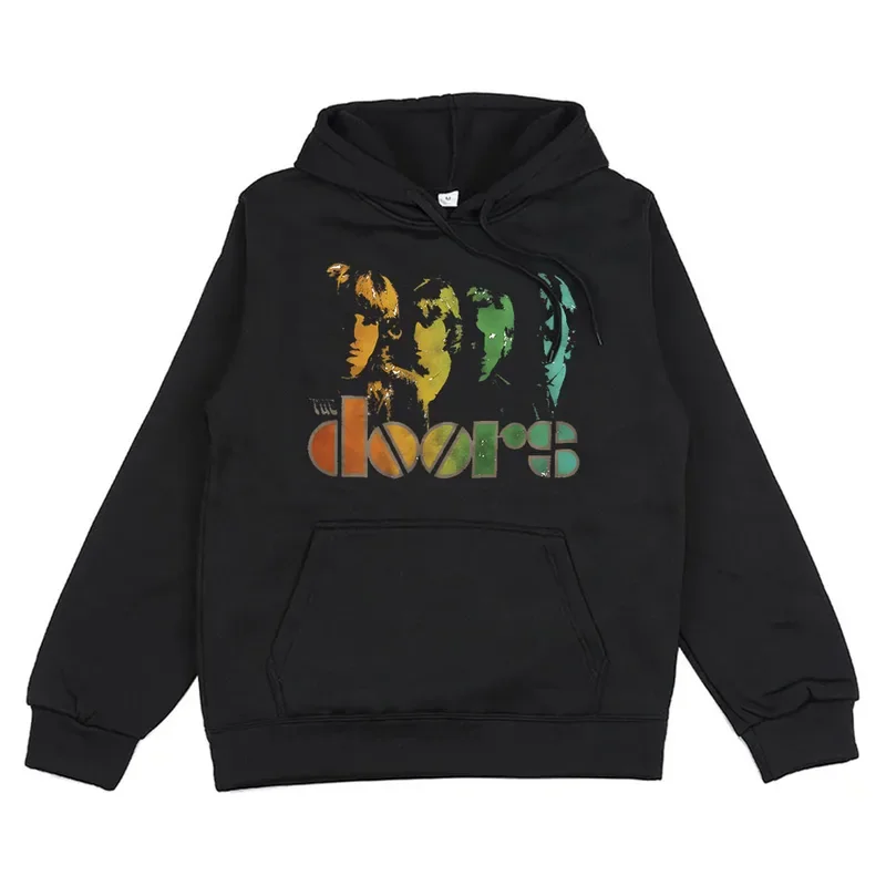 Hoodies streetwear Hoodies With Pocket rock band The Doors Sweatshirts funko pop Comfortable Clothing moletom women/men Hoody