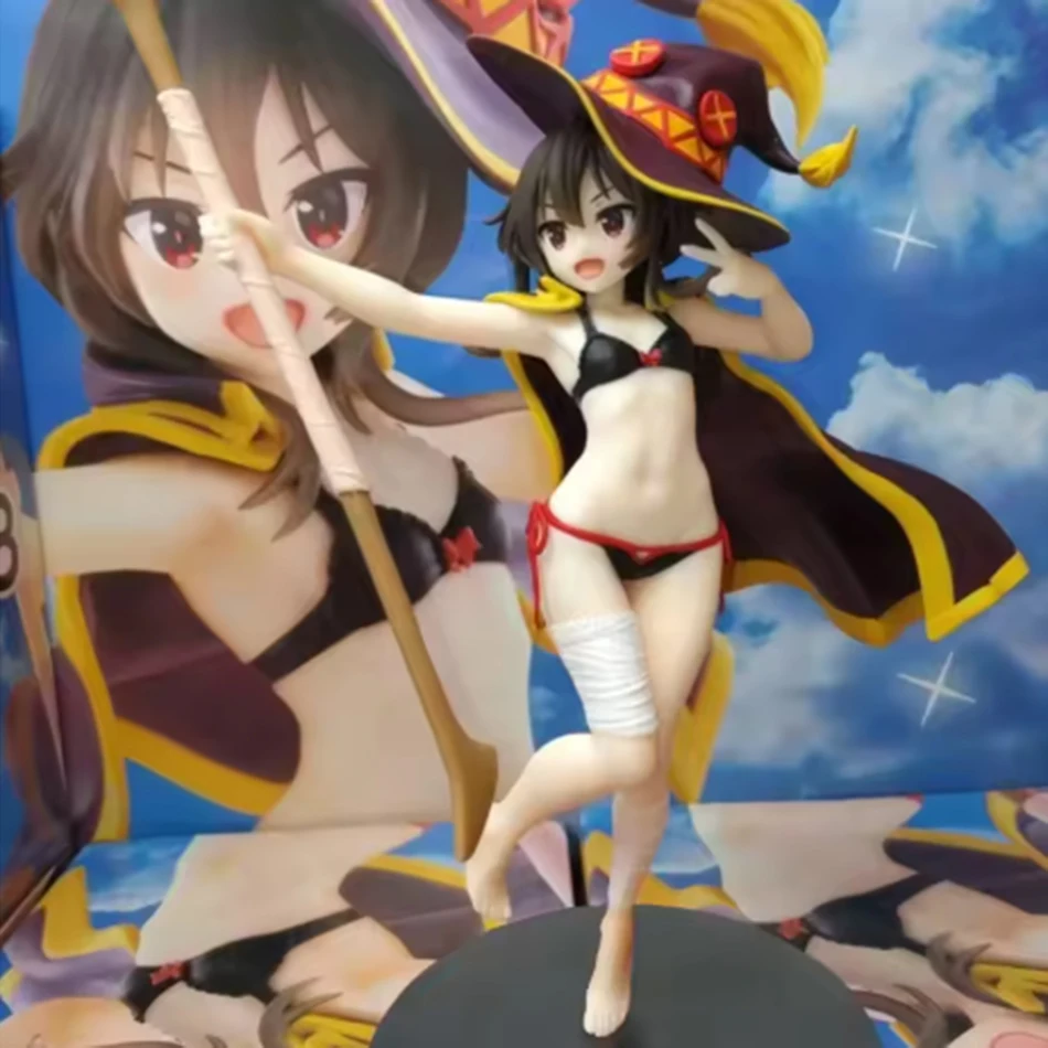 Figurine d'anime KonoSuba : La bénédiction de Dieu dans ce monde merveilleux ! Megumin, la Grande Magicienne, Figurine de collection, Cadeau