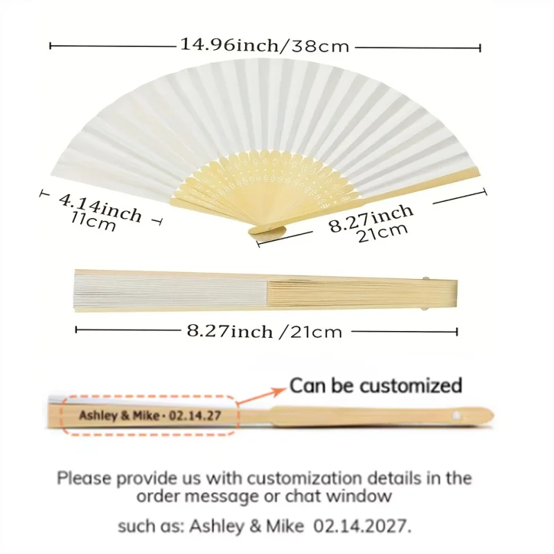 Custom Folding Paper Hand Fan 2