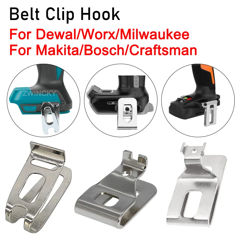 Tool Waist Buckle Belt Clip Hook For Makita/Milwaukee/Bosch/Dewal/Worx/Craftsman Cordless Drills Impact Driver Tool Accessories