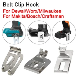 Herramienta de hebilla de cintura, gancho de Clip de cinturón para Makita, Milwaukee, Bosch, Dewalt, Worx, Craftsman, taladros inalámbricos, accesorios de herramientas de controlador de impacto