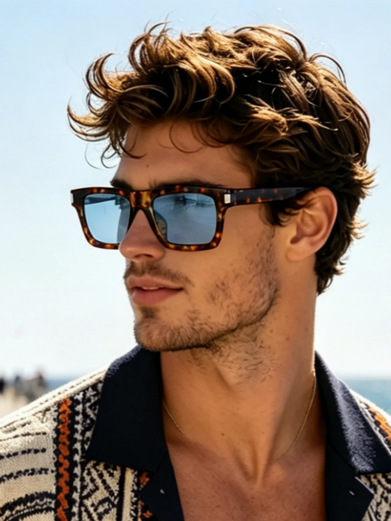 운전 및 여행용 세련된 직사각형 프레임 남성용 안경,  - Men'S Accessories Go Outdoors 리뷰 및 가격