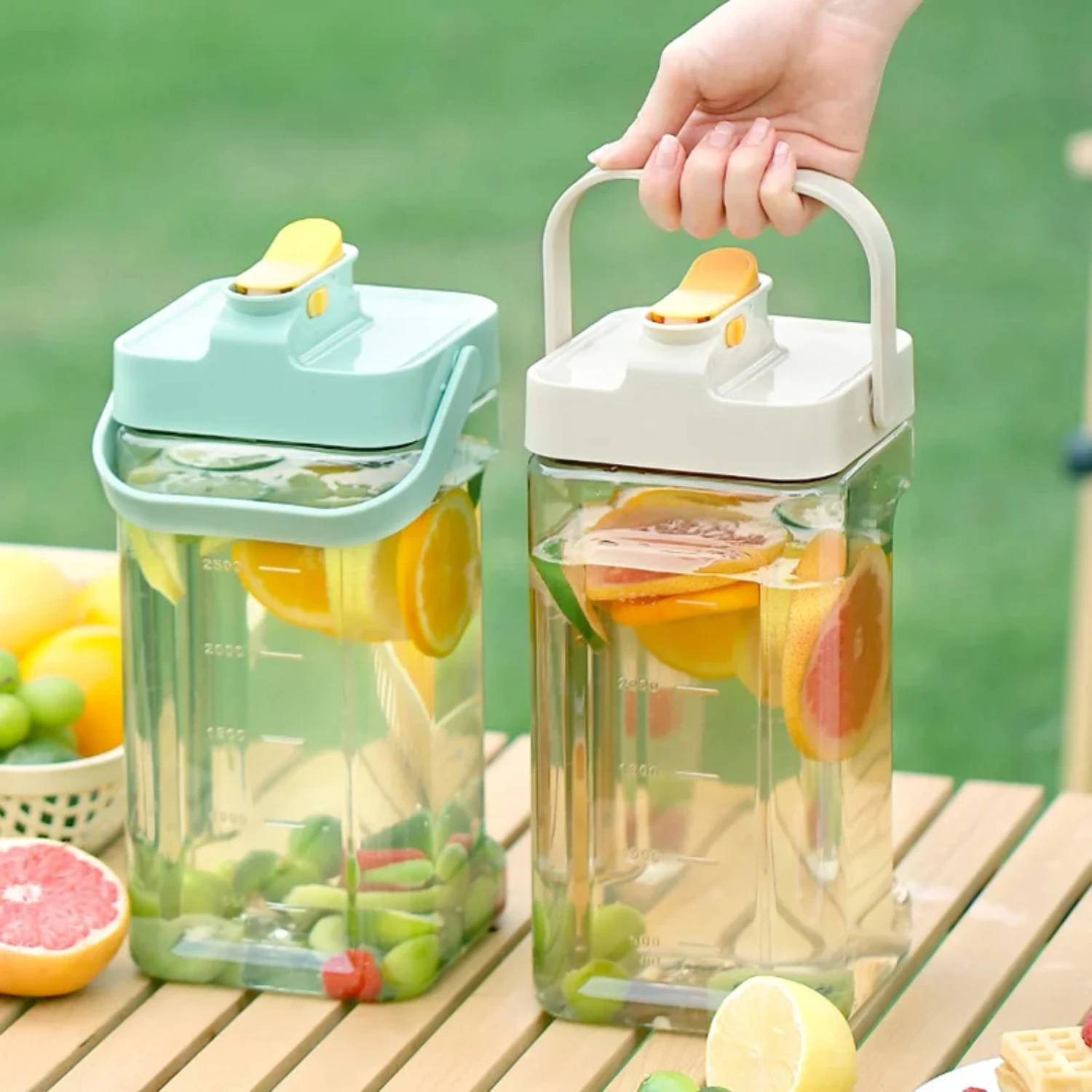 

3.5L Refrigerator Cold Water Bottle Large Capacity Kettle with Faucet Iced Beverage Dispenser Kitchen Drinkware Juice Container