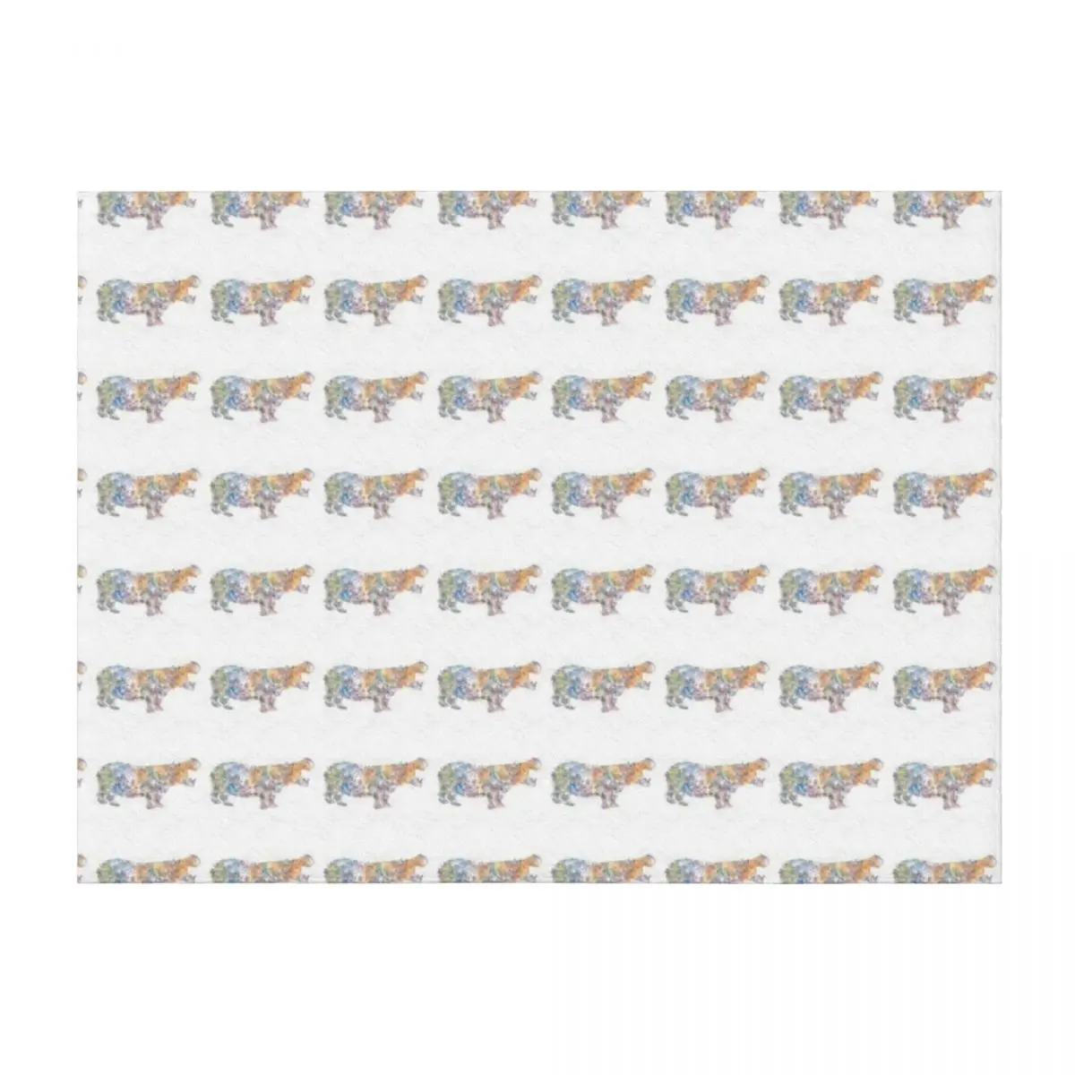 

Cotton Candy Hippopotamus - Watercolor Painting in Soft Pastel Shades Throw Blanket Blankets For Baby Soft bed plaid Blankets