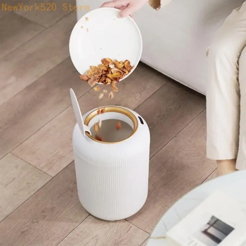 9.5L/10L Trash Can Dispenser Non-slip Footbed Automatic Sensors Kitchen Trash Bin for Kitchen/Bedroom/Living Room/Home N84C