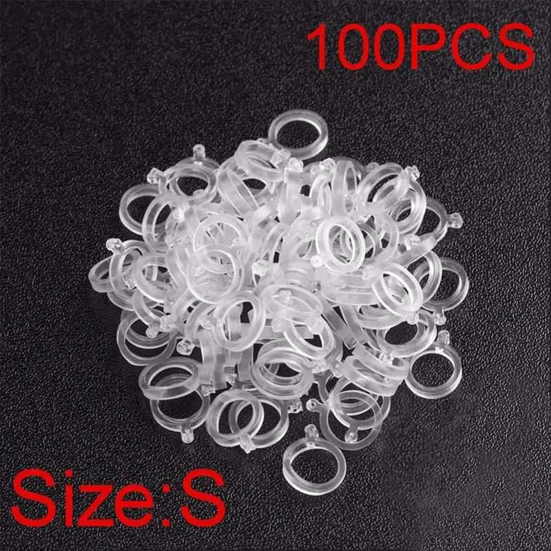 100 teile/paket Köderbänder Für karpfen grob angelgerät Weiß köder band pellet köder bands Angeln Zubehör