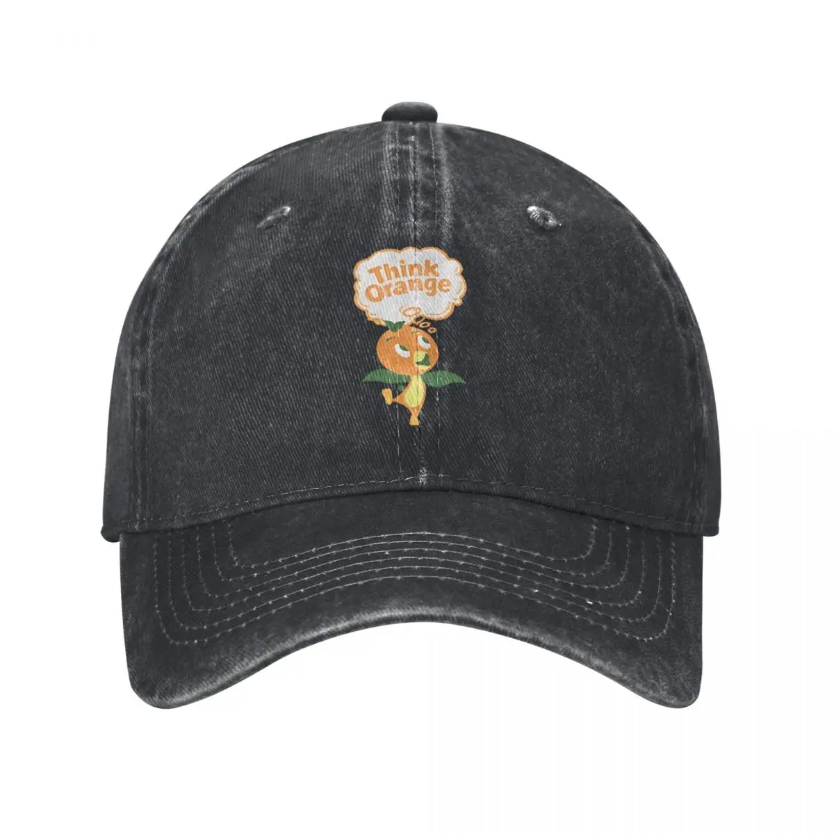 

Retro Florida Orange Bird demin Cap Durable for All Seasons Men's Cap Women's Baseball Cap