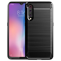 Surface Silicone Case For Xiaomi 9 Mi9 Pro 5G mi9 lite mi 9t pro ShockProof Cover for mi9 Mi 9 se mi9t pro Carbon Fiber Cases