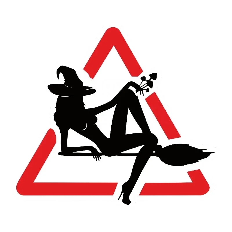 

15cm Stylish Witch Car Products Custom Stickers on Motorcycle Decals Sticker PVC Accessories Stylish, Sunscreen and Waterproof