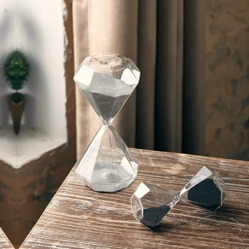 Nordic Style Modern Simple Sand Hourglass Timers Bedroom Study Office Hotel Living Room Decoration