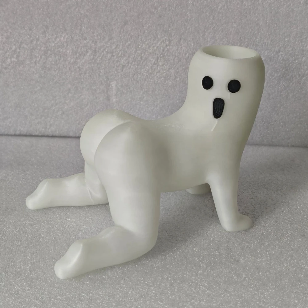 Unique and Interesting Flower Pot Ghost Ornament New Home Decoration Parody Little Ghost Vase Outdoor Fun Small Potted Plant