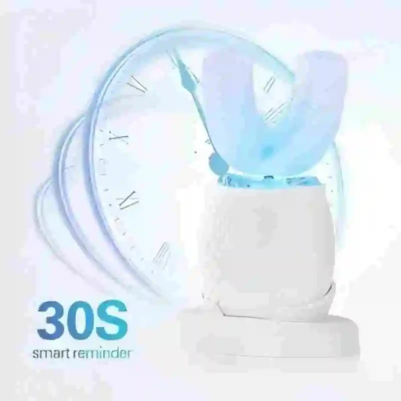 TOP NEW Portable U-Shaped Electric Toothbrush, Ultrasonic 360-Degree Cleaning, Silicone Whitening Automatic Toothbrush Oral Tool view 6