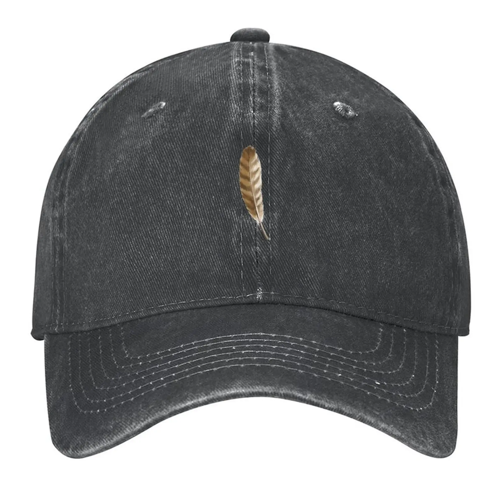 

Falcon Feather Baseball Cap western Hat fishing caps man Big Size Hat Golf Wear Boy Women's