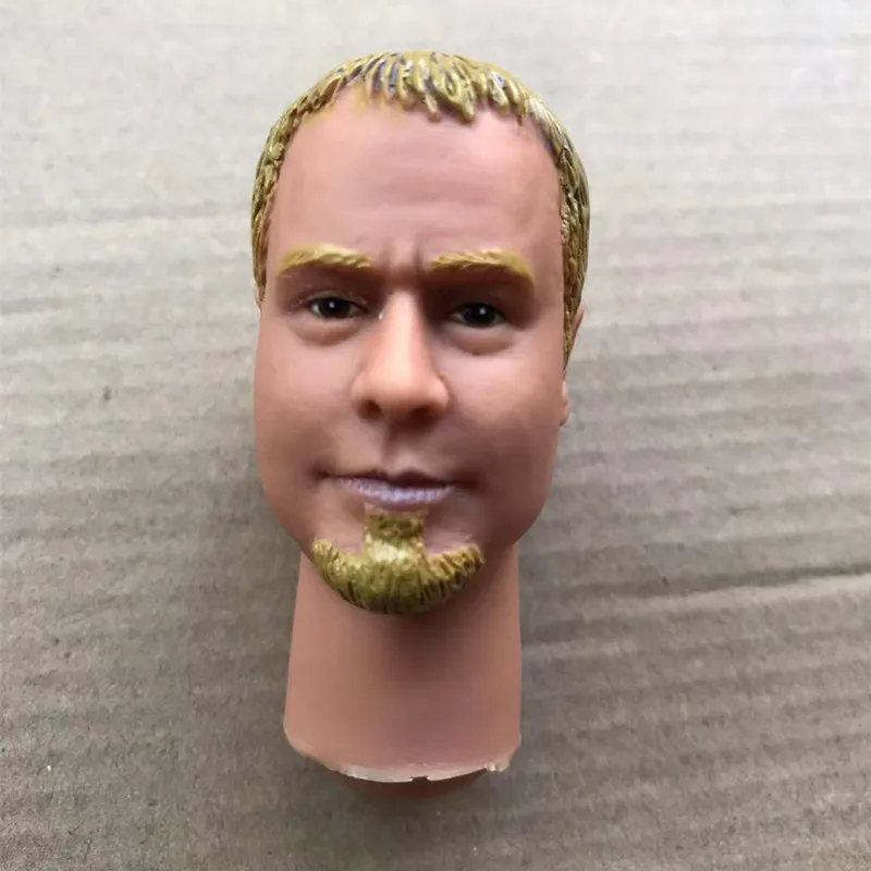 Male Doll Soldiers Men Head Collection Original Doll Toy Figures Good Makeup Face Man Doll Head Famous Stars Men Heads Toys