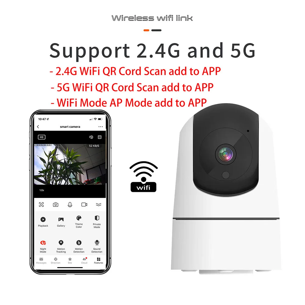 Tuya 5mp wifi monitor do bebê onvif interior 2.4g & 5g câmera de vigilância de segurança sem fio casa inteligente cctv ip câmera de rastreamento automático