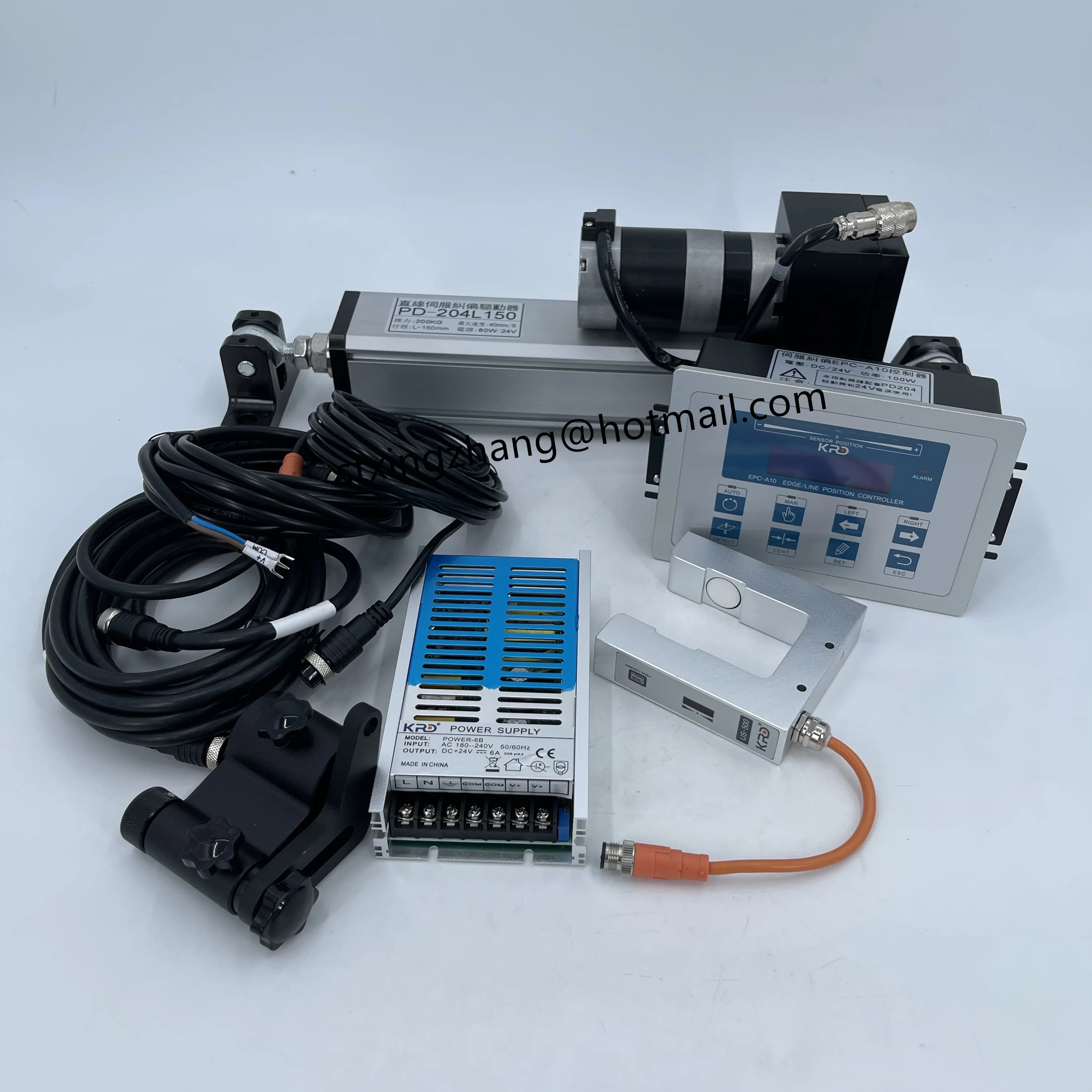 

KRD EPC-A10 PD-204L150 Edge Position Controller Web Guiding System