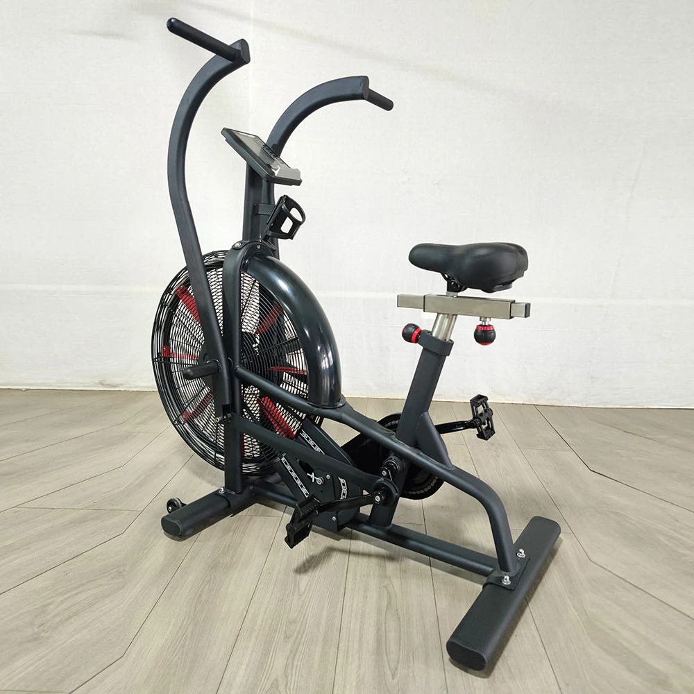 

Commercial Indoor Cycling Air Bike with Chain/Belt Drive LED Display Gym Use Wholesale