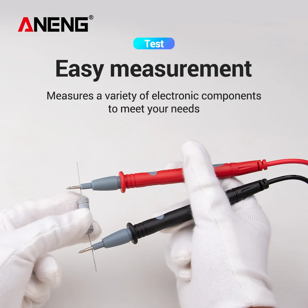 PT1003 1000V 20A Universal Probe Test Pin for Digital Multimeter Needle Tip Top Quality Meter Tester Lead Probe Wire Pen Cable