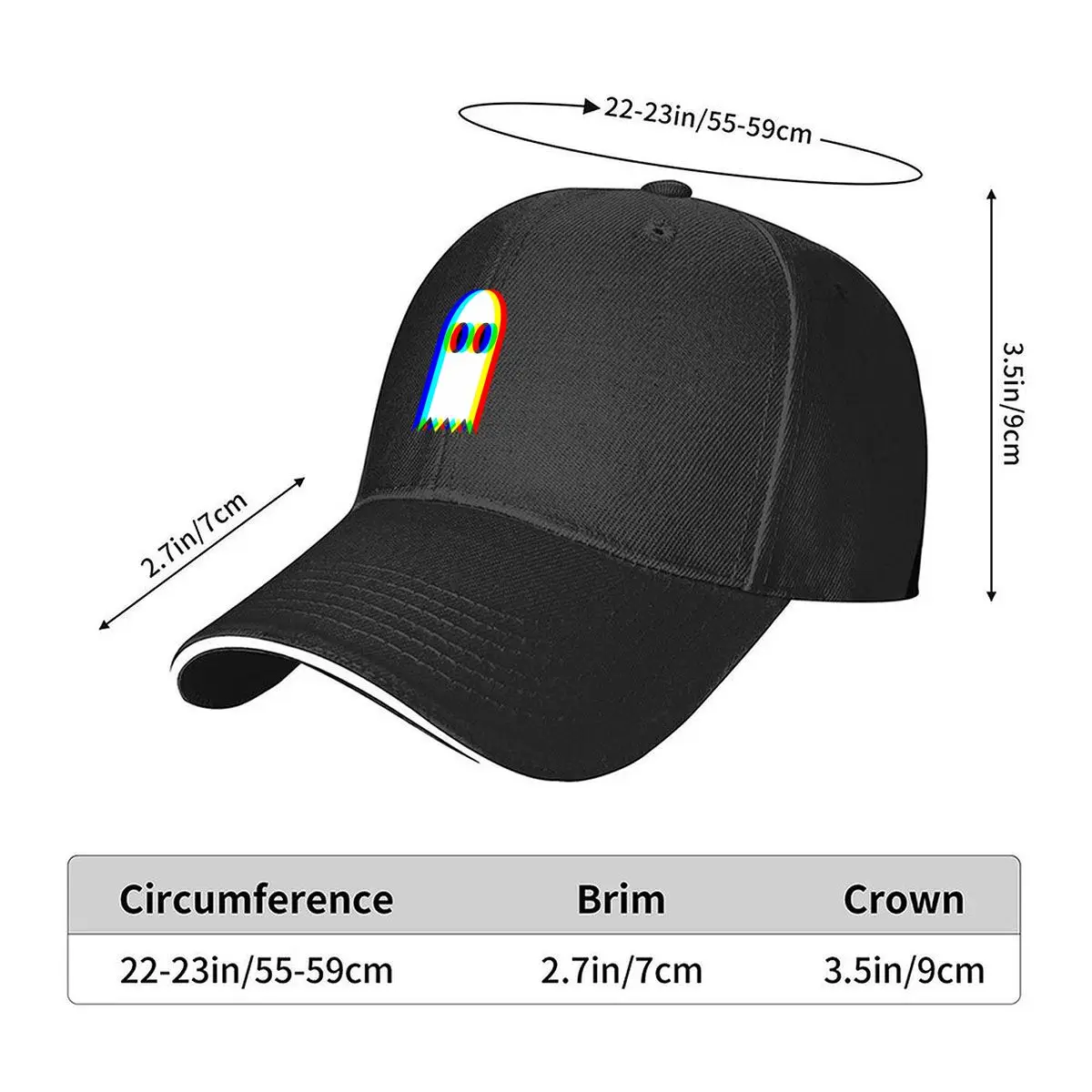 Ghost Dressing Halloween Hip Hop hat Fashion Outdoor Sports Sandwich Baseball Cap