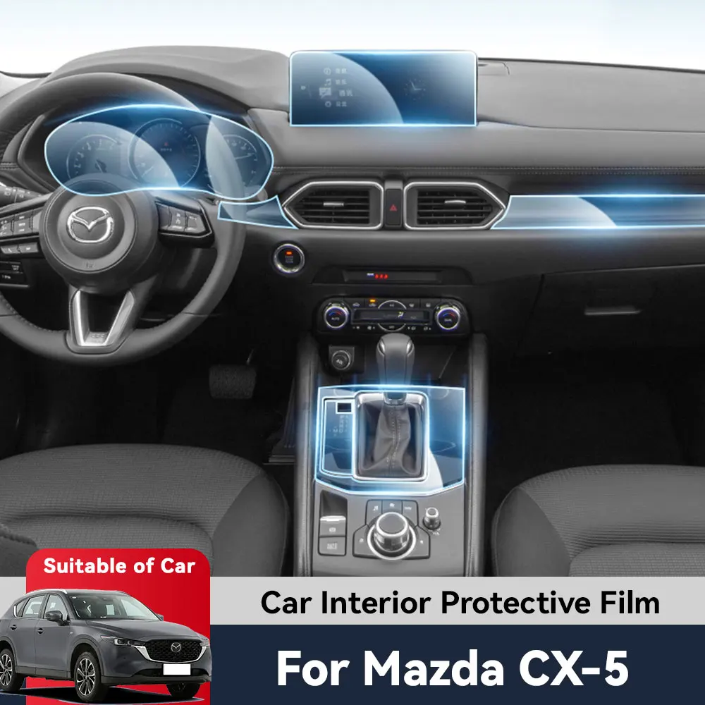 

Auto Central Control Screen TPU Navigation Anti Scratch interior Protection Film GPS Navigation For MAZDA CX-5 2022-2024