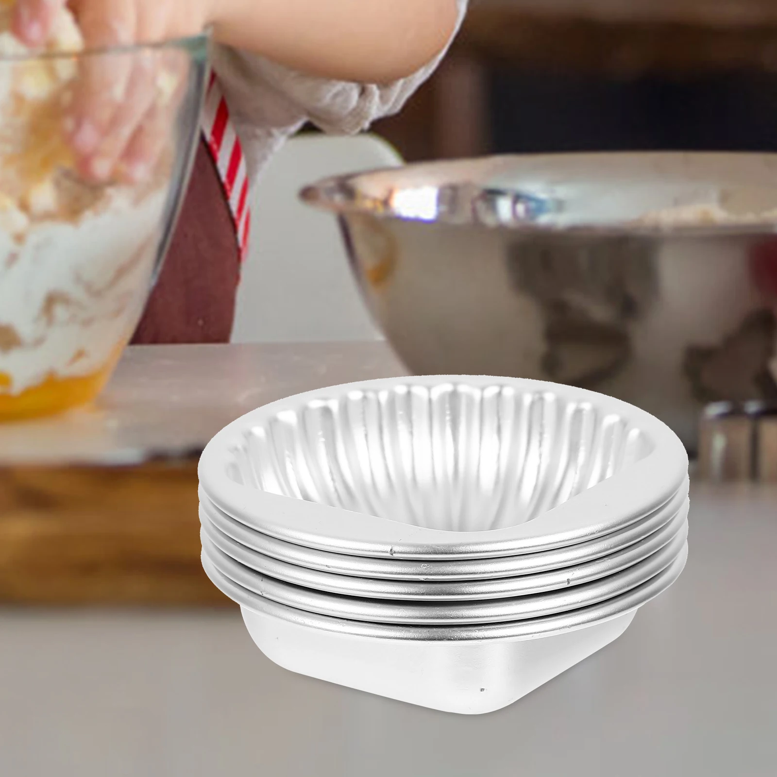 

5pcs Alloy Supplies for Nonstick Shaped Pans Molds For Shapes Baking Cake Supplies Cake Baking Kitchen Tools