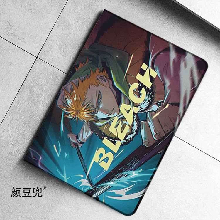 

Bleach Anime Kurosaki Ichig Anime для iPad 10,2 9th Mini 6 5 Роскошный силиконовый чехол для iPad Air 3 4 5 iPad Pro 11 12,9 Защитный чехол