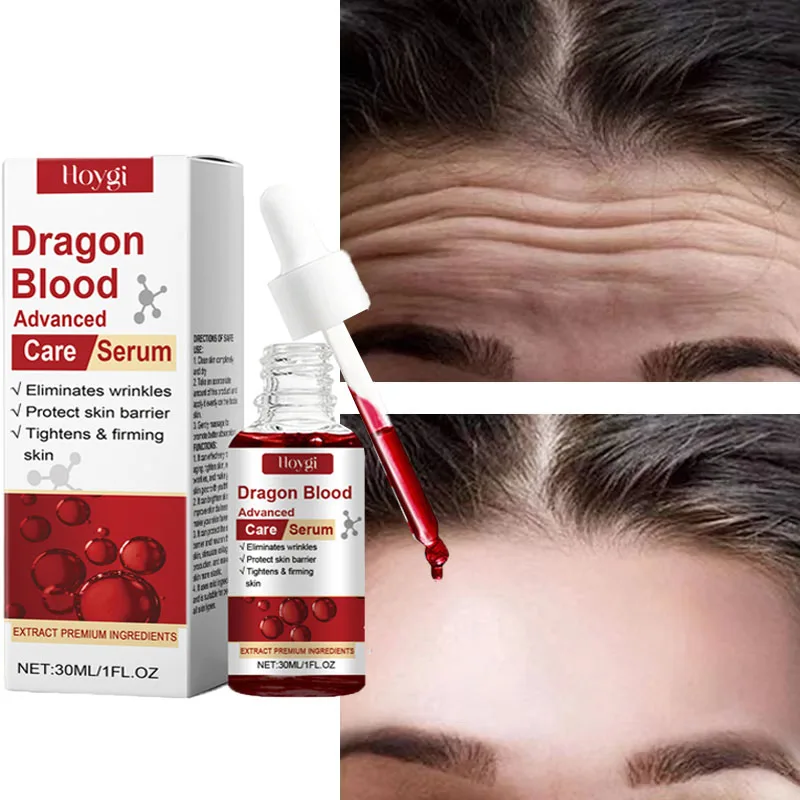 

Dragon Blood Wrinkle Removal Face Serum Anti-Aging Firming Lift Brighten Whitening Dull Skin Moisturizer Skin Care Cosmetics