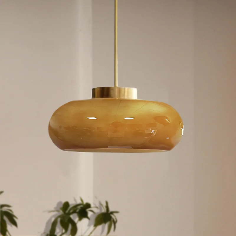 Ceiling lamp, lemon yellow balcony corridor B & B restaurant lighting fixture