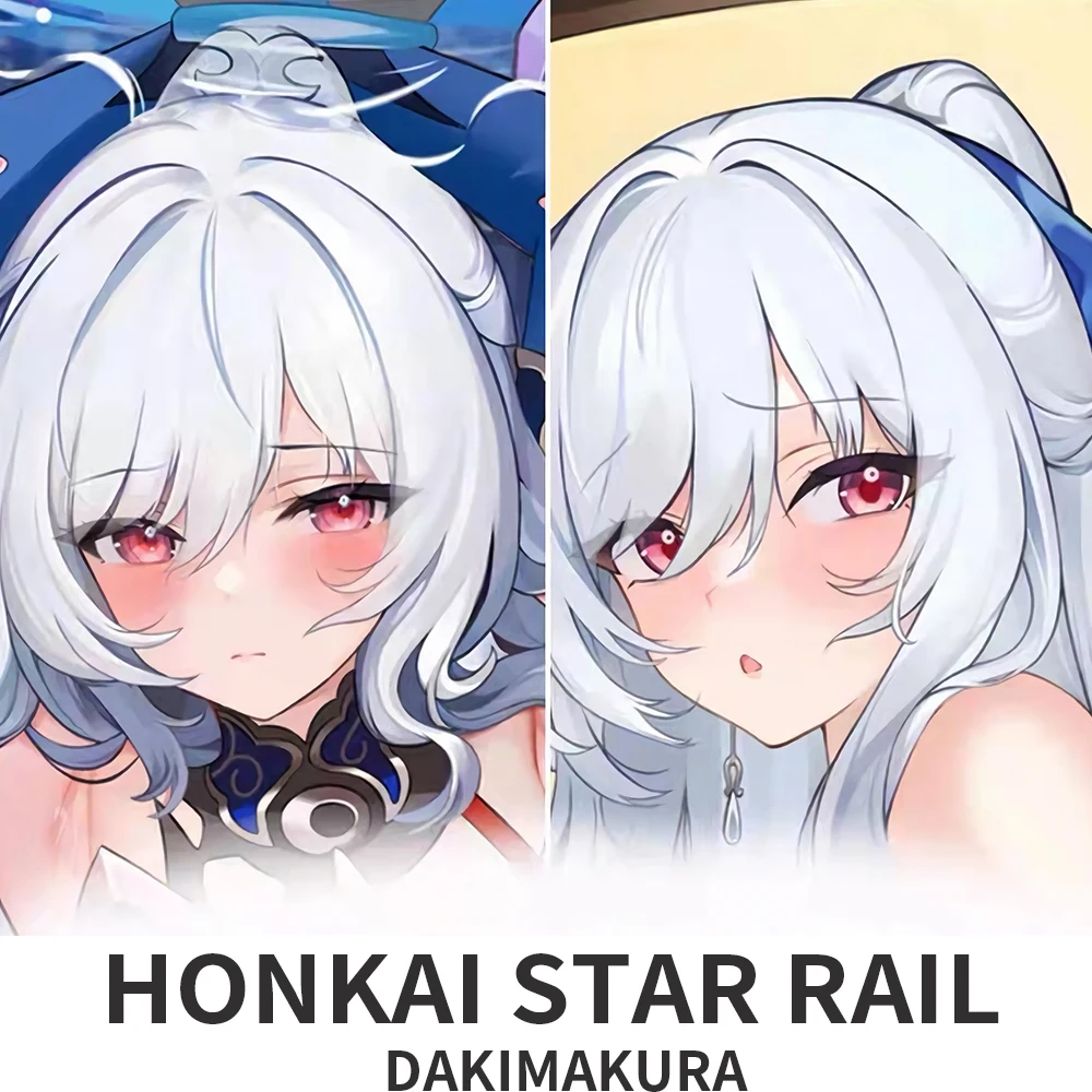 Dakimakura Jing Liu Hugging Body Pillow Case Anime Honkai Star Rail Cosplay Otaku Cushion Cover Bedding