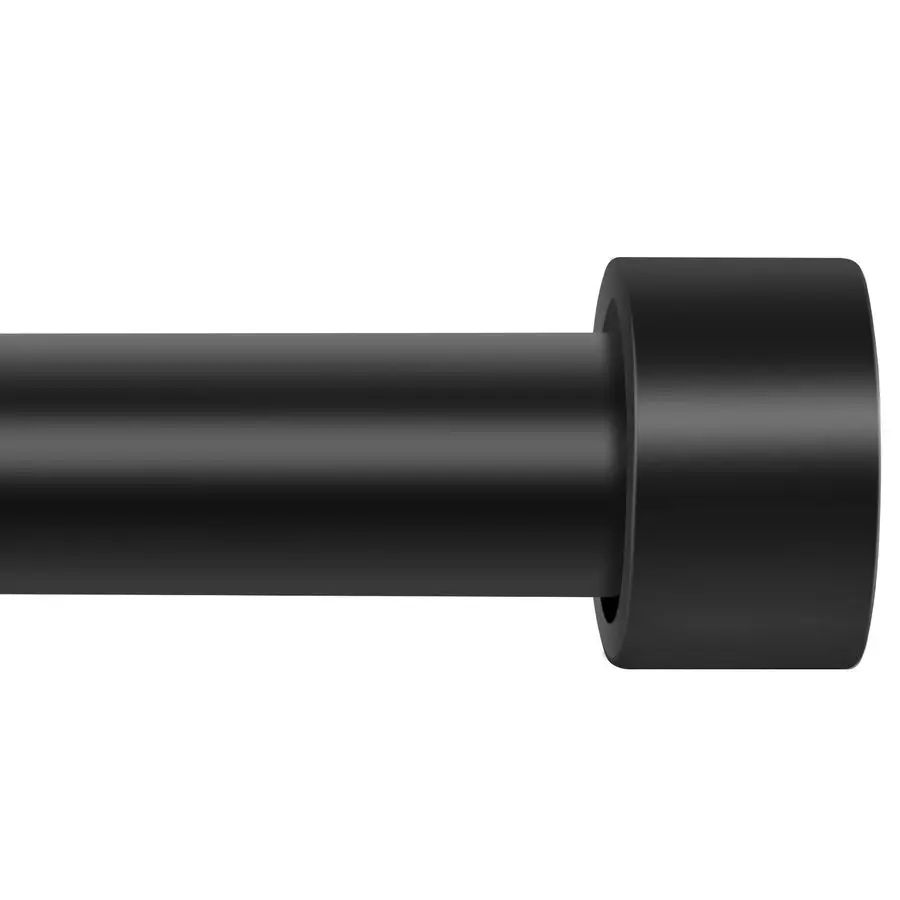 

Rods for Windows 48 to 84 Inch, 1 Inch Black Rustic Curtain Rod For Bedroom, IndoorampOutdoor, Room Divider Adjustable Telescope