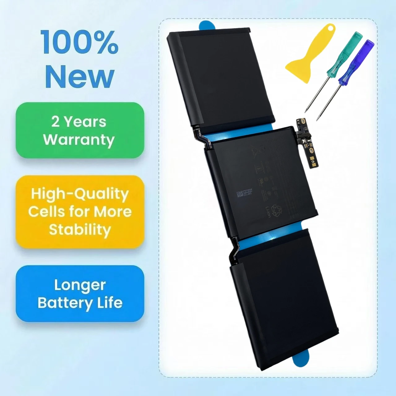 New A2171 Free Tools 616-00675 Laptop Battery For Apple MacBook Pro Retina 13.3'' A2159 2019 Year 13 inch A2289 A2338 2019 2020
