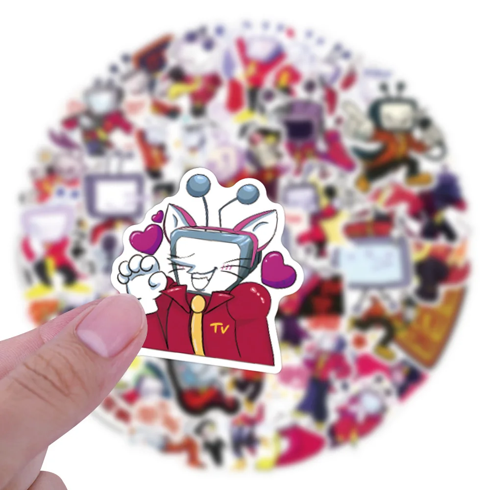 

55PCS Tenna Game Stickers Cute Creative Decoration Graffiti Waterproof Decal Children's Toys DIY Scooter Refrigerator Diary