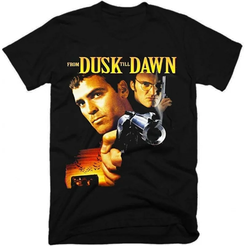 0423 From Dusk Till Dawn 90s Horror Retro Unisex Classic T-Shirt 100% cotton Short Sleeve Graphic Clothes All size tops