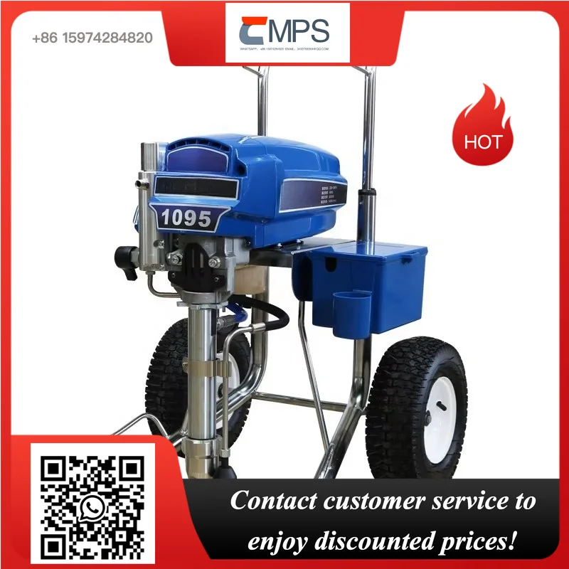 

M1095 110V 220v 3800w Heavy Duty Piston Type Airless Paint Sprayer 6LPM Plaster Airless Sprayer