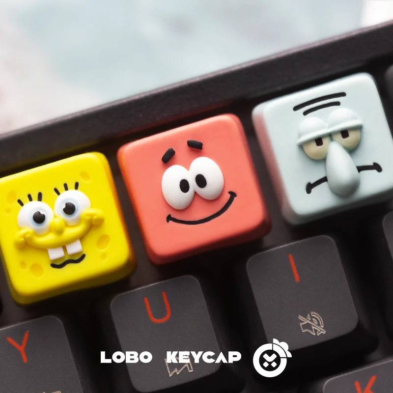 

Anime Themed Keycaps Personalized Resin Handmade Keycaps Customized Art Keycaps for MX Switch Mechanics Keyboard Accessories