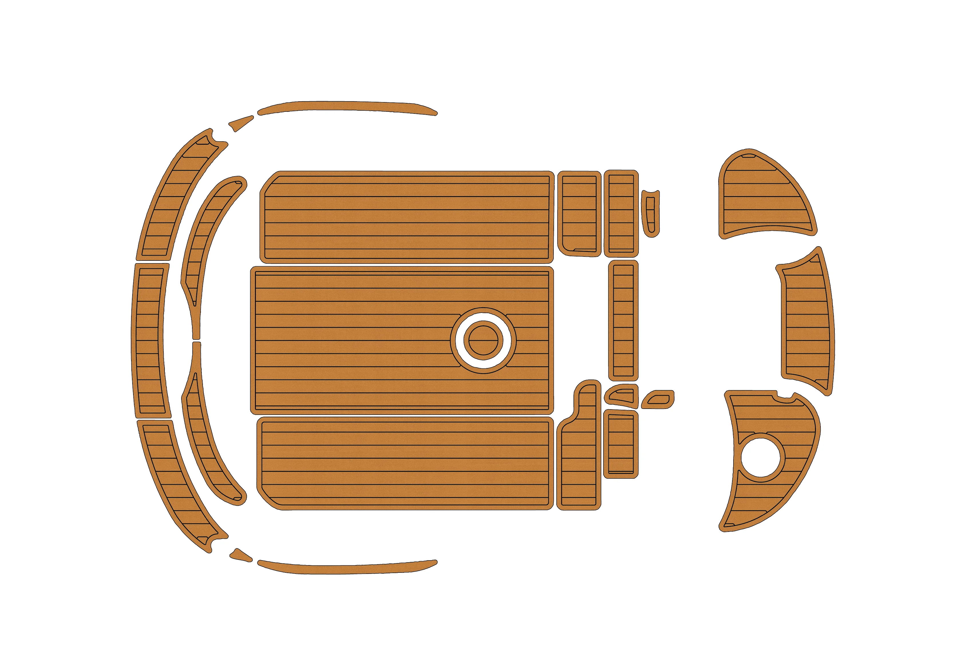 

1996-2005 Baja 302 Boss 1/4" 6mm EVA foam Non-Slip PVC Teak Decking marine Mat seadek aqua carpet Marine Floor