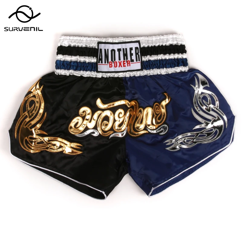 Muay thai respirável kickboxing shorts crianças adultos combinar calças de boxe masculino da menina do menino luta mma troncos de treinamento