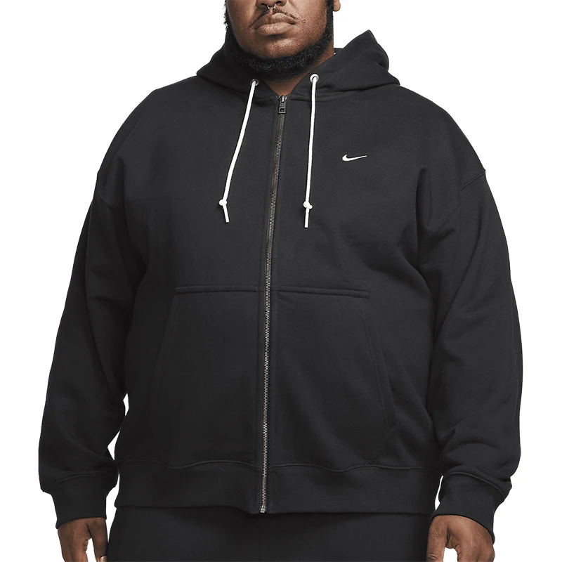 سترة نايك الأصلية Solo Swoosh للرجال ذات غطاء رأس مفتوح من الأمام DR0403-010 #5