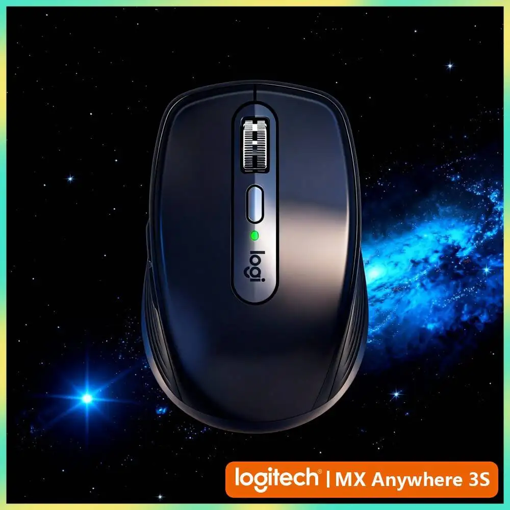 High-Precision MX Anywhere 3S - 8K DPI, 3-Device Bluetooth, Silent Click, Ideal for Snack Fair Signing & On-site Work