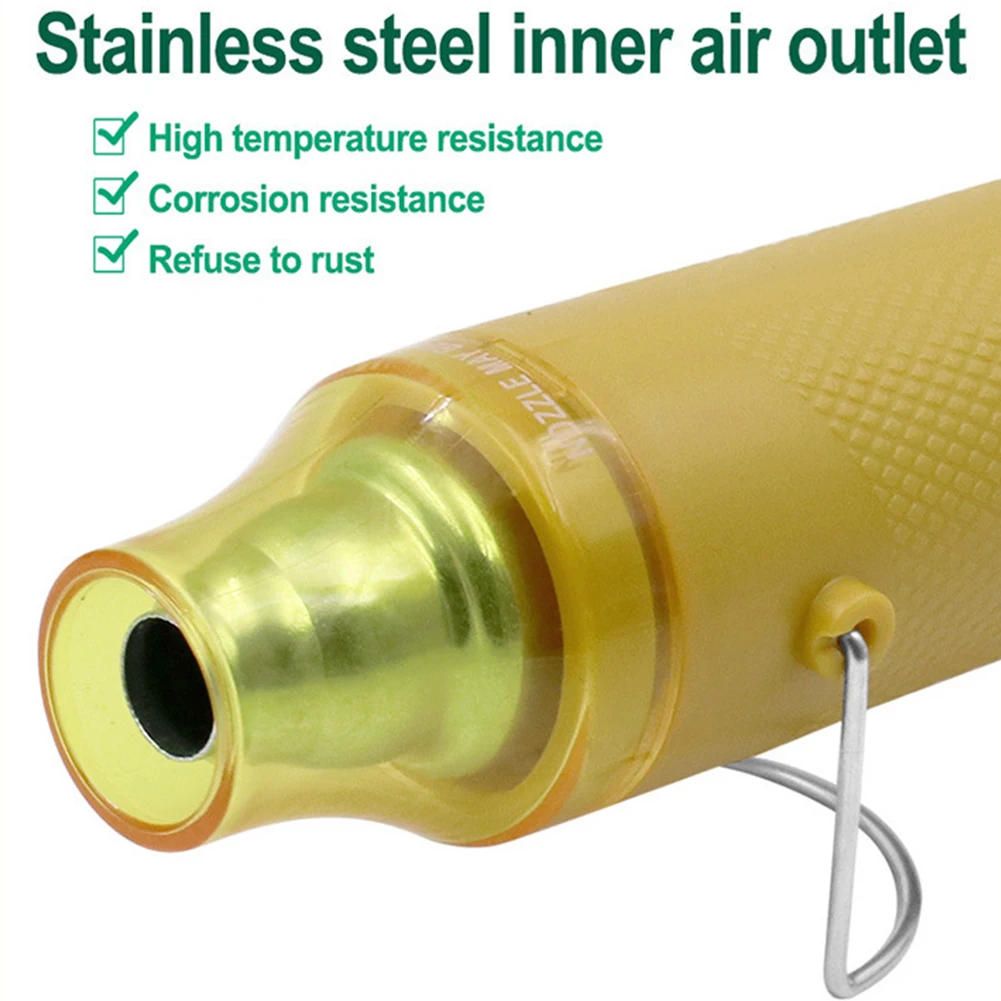 300W Heat Gun Electric Power Mini Hot Air Gun Blower with Shrink Tubing Heat Shrink Gun 220V AU Plug For DIY Craft Rubber Stamp