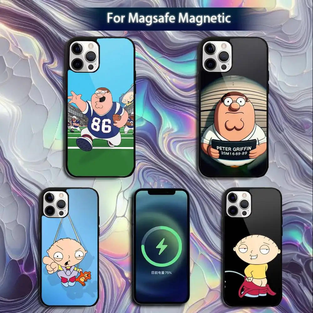 

F-Family Cute G-Guys Phone Case For iPhone 16e,16,15,14,13,12,11,Plus,Pro,Max,Mini Magsafe Magnetic Wireless Charging