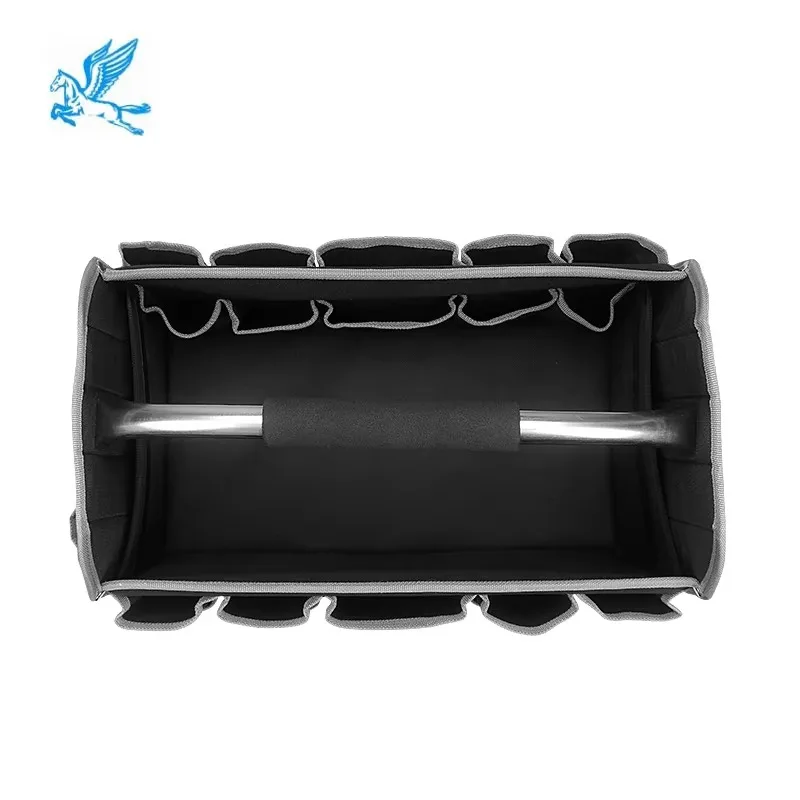 Large Capacity Tool Bag Multifunctional Heavy Duty Hardware Storage Messenger Bag Toolkit