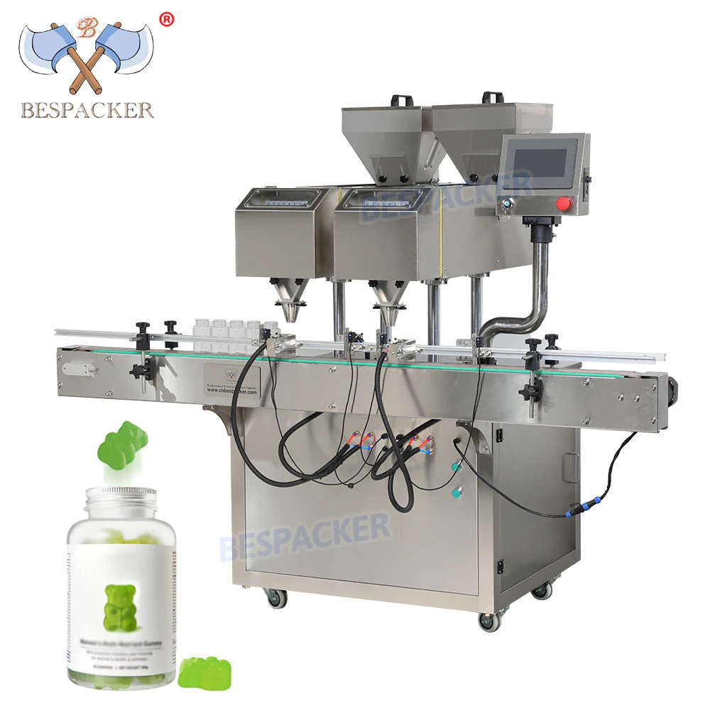 Bespacker XKYL-16 16-lane High Efficiency Automatic Candy Tablets Capsule Counting Machine